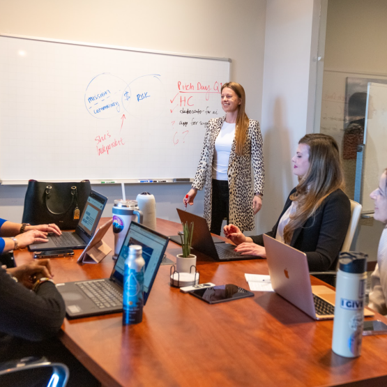 She’s Independent members at an investor education session